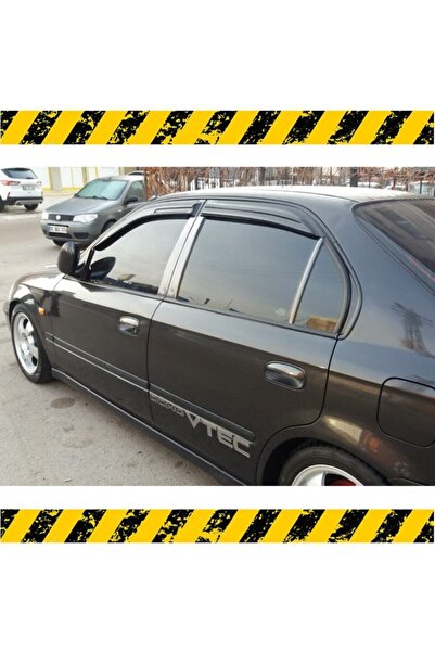 Fox Honda Civic Mügen Cam Rüzgarlığı Sedan 1996-2001 Arası 4 Lü Set