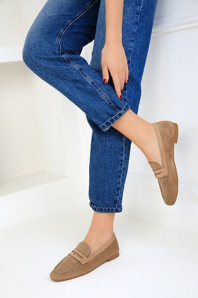 SOHO Γυναικείες μπαλαρίνες Mink Suede 18931
