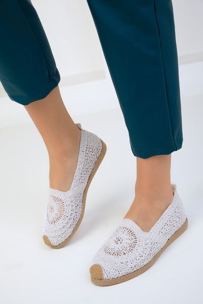 SOHO White Women's Ballerinas 18893