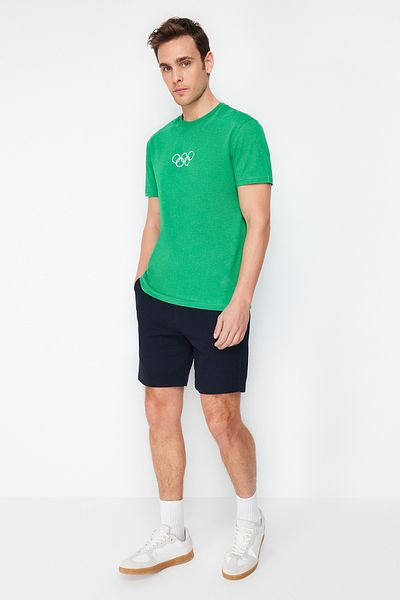 The Olympic Collection Зелена унісекс футболка Orme TWOAW24TS00017