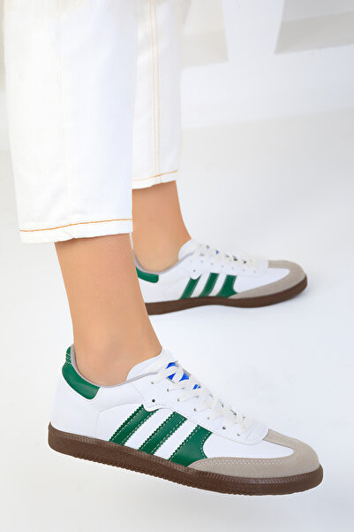 SOHO Λευκό-Πράσινο Unisex Sneaker 18952