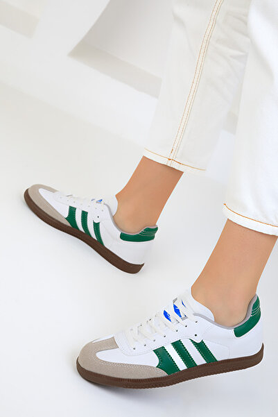SOHO Λευκό-Πράσινο Unisex Sneaker 18952