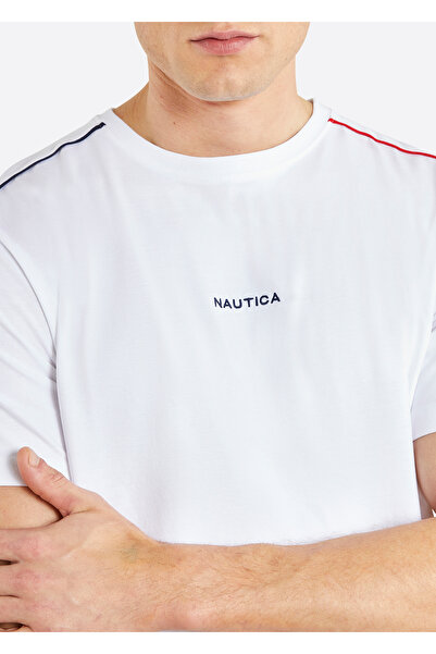 Nautica Men's White T-Shirt N1M01644