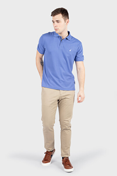 Nautica Blue Men's Polo Neck T-Shirt JCAP001