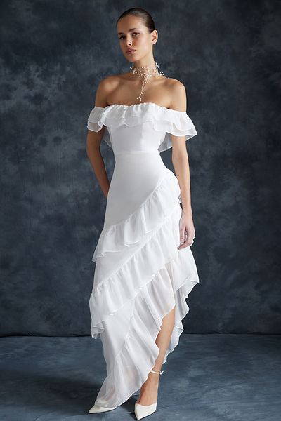 MANGO White Women Evening Prom Dresses Styles Prices Trendyol Page 2