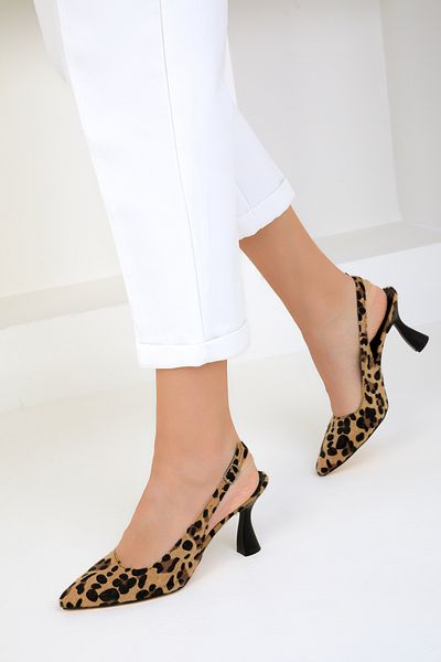 SOHO Leopard Klassische Damenschuhe mit Absatz 16835