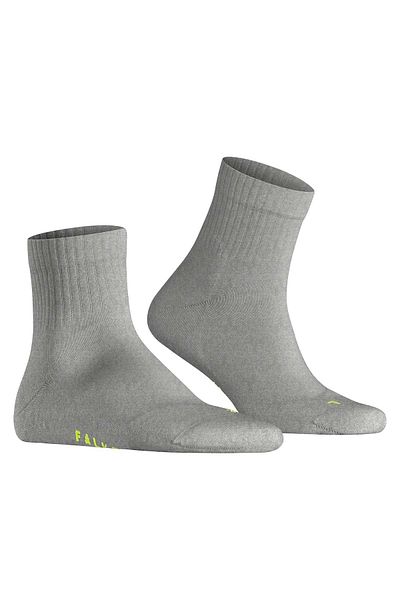 FALKE Unisex-Socken – Kurzsocken, Baumwollmischung, Run Rib, Bündchen, einfarbig