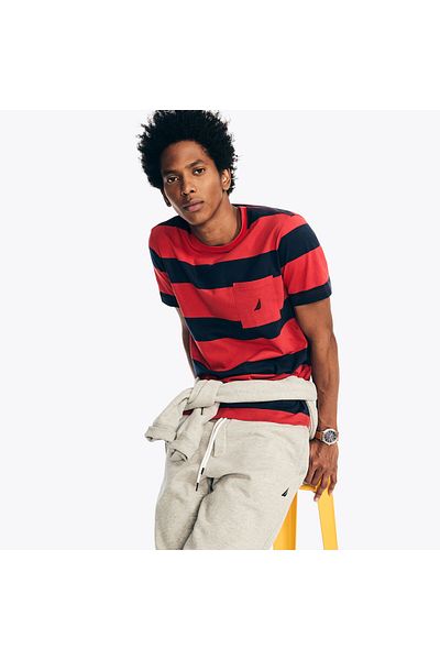 Nautica Men's Red T-Shirt KR3704