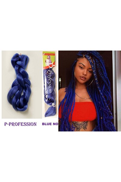 PRODİVA SENTETİK ÖRGÜLÜK SAÇ,AFRİKA ÖRGÜSÜ,RASTA,TWİST ÖRGÜ, BLUE, MAVİ