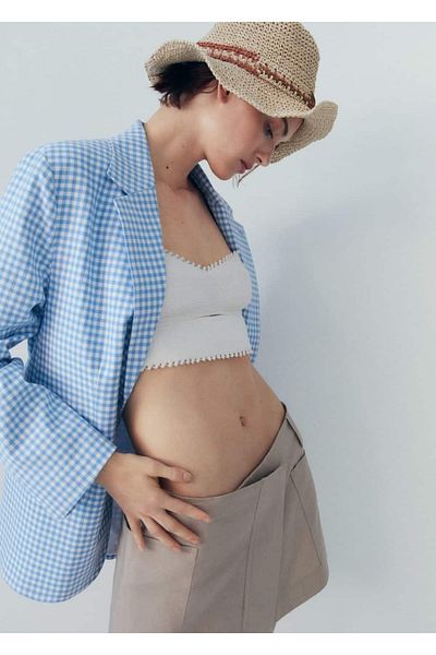 MANGO Woman Klobouk z přírodního vlákna