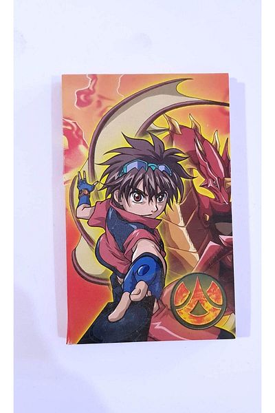 Bigpoint لوحة مذكرة بجيب مزدوج من Bakugan مخططة