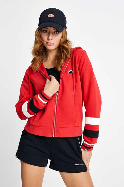 Ellesse Women's Zippered Sweat EF112-RD