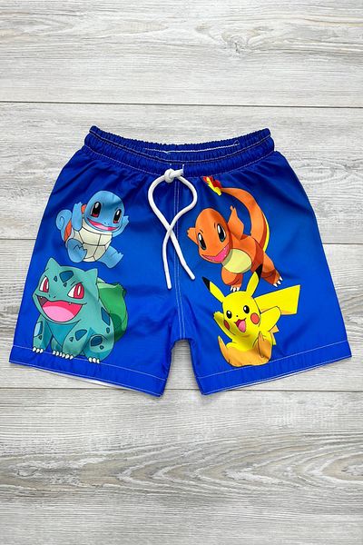 ÖYKÜ KİDS Character Patterned Boys' Sea Shorts