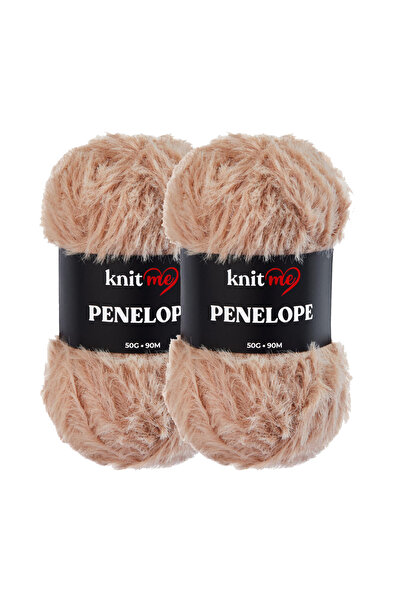 knitme Penelope Ikili , 50gr , 90m , Kürk Ip