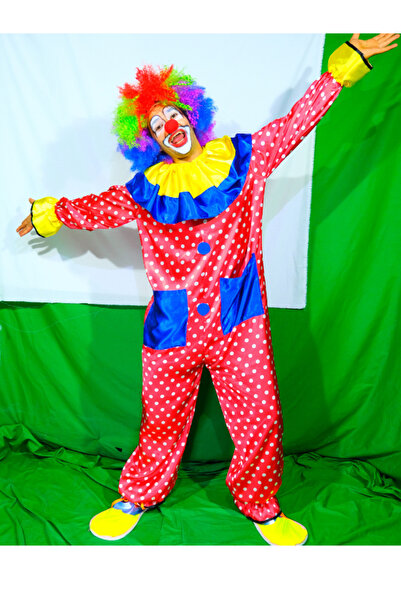 Annee Bakk Puanlı Palyaço Kostümü