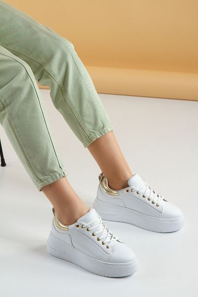 bakka shoes Pantofi sport de damă albi