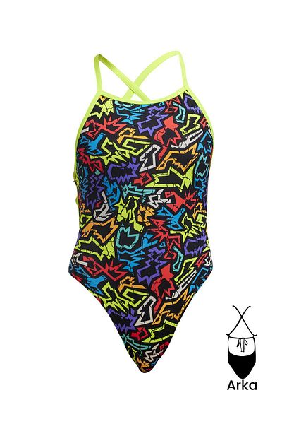 FUNKİTA Funkita TMT Funk Me Girl's Training Swimsuit with Back Tie