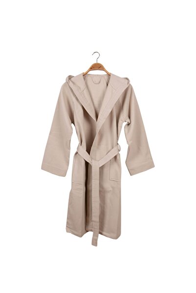Baveno 100% Cotton Hooded Waffle Pique Bathrobe Baveno