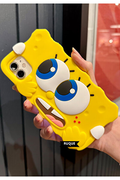 POWELL İphone 11  Uyumlu Esnek Silikon Karikatür Figürlü Desenli Darbe Emici Renkli Kılıf