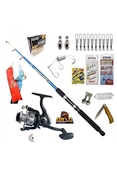 Oslo 2000 Remixon Speed 210cm 10-30gr Kıyı Tele Spin Olta Takımı Seti