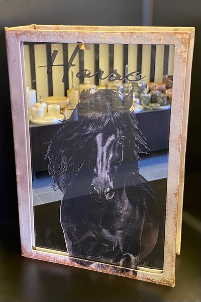 LEMİ DEKORASYON Decorative Mirrored Wooden Box