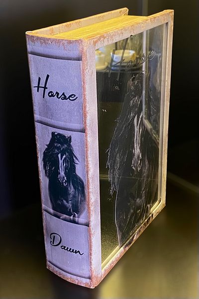 LEMİ DEKORASYON Decorative Mirrored Wooden Box