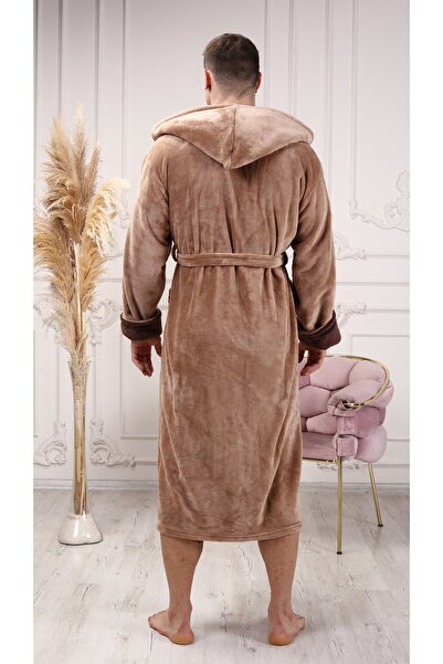 Wild Love Ανδρική ρόμπα με κουκούλα 100% μπαμπού