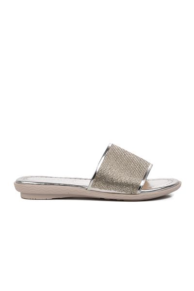 AYAKMOD 246012 Papuci de damă Silver Stone