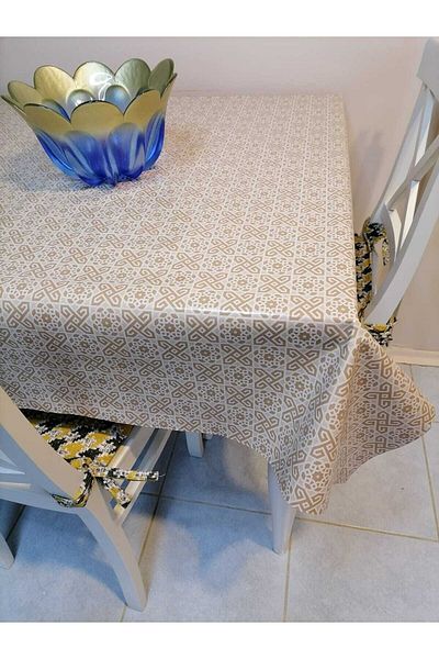 Başak Ev Tekstili Fiber Pvc Oilcloth - Σκουπιζόμενο τραπεζομάντιλο με σχέδια