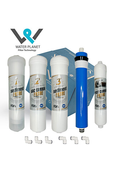 Water planet filter technology KAPALI KASA SU ARITMA FİLTRESİ 5'Lİ SET - 80gb...