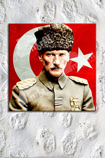 Hazeran Tablou pe pânză Ataturk Mustafa Kemal, potrivit pentru camera Makam s...