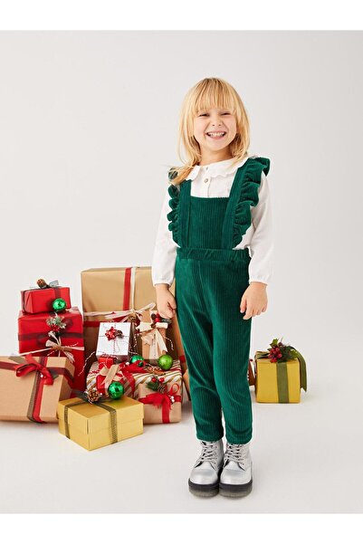 LC Waikiki Baby Bebe Yaka Uzun Kollu Kız Bebek Gömlek