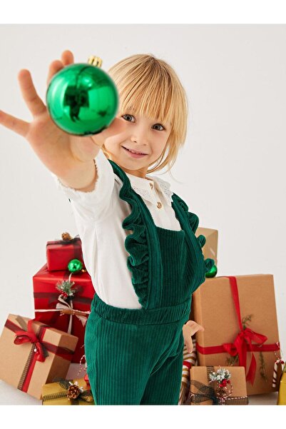 LC Waikiki Baby Bebe Yaka Uzun Kollu Kız Bebek Gömlek