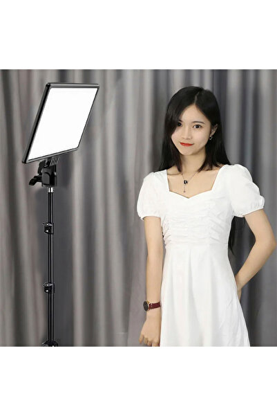 Coverzone Profosyonel 21" Stüdyo Işık Kaliteli Döküm Ayak ile Birlikte Aydınl...