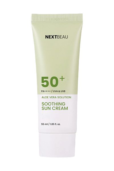 NEXTBEAU Nextbeau Aloe Vera Soothing Sunscreen - Soothing and Moisturizing, Spf50+ Pa++++