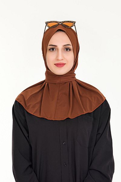Sensu Γυναικείο Hijab Ready Snap Hijab Bonnet Shawl