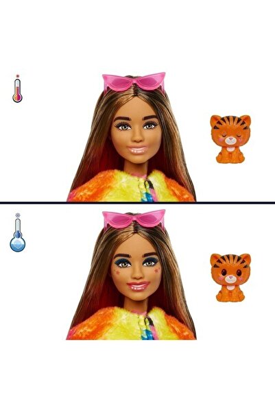 mattel Barbie Cutie Reveal Bebek Kaplan Hkp97 Hkp99 Lisanslı Ürün