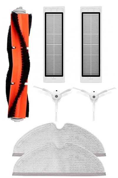 Supurgeavm S50 Ultra 7-компонентен комплект бели странични четки - съвместим с S55