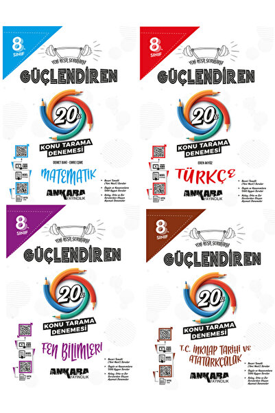 Açı Yayınları 8.sınıf Lgs Ankara Güçlendiren Matematik Türkçe Fen Bilimleri K...