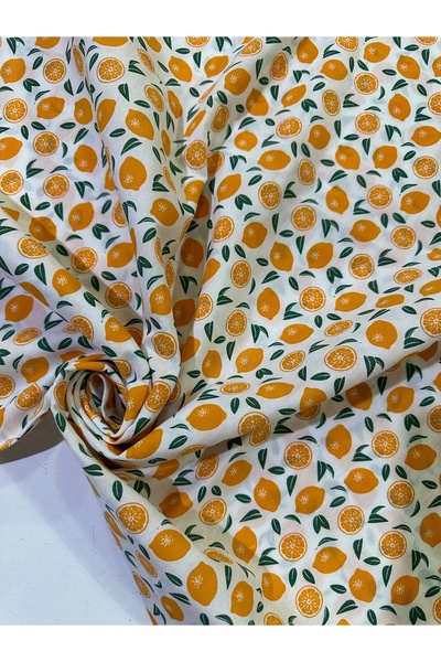 İzmitkumaş Portakal desen terikoton kumaş eni 1,50 cm