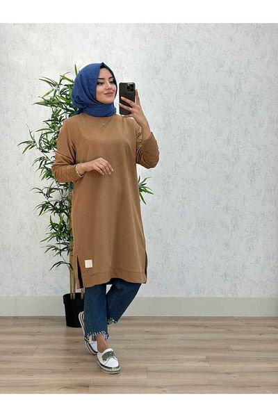 azzebutik 8420 MEVA TUNIC K25 CAMEL