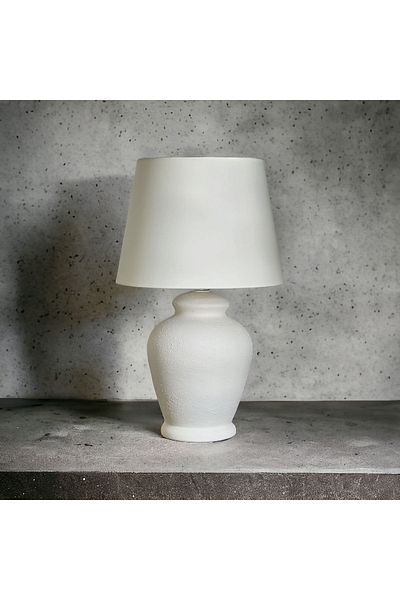 Qdec Vintage Ceramic Lampshade Rustic Ecru - Ecru