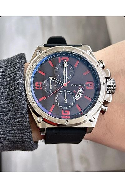 Ferrucci  Men's Plastic Cord Wrist Watch