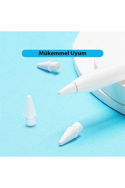 Polham Dux Series 2 Pieces Replacement Pen Tip, Pressure and Tilt Sensitive Pen Tip for Apple Pencil 1/2