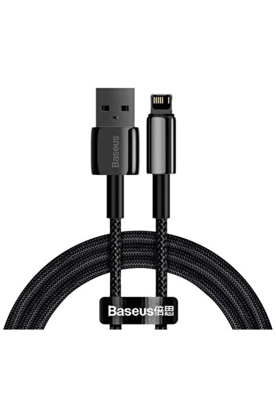Baseus Tungsten Gold Usb la Iphone Lightning 2.4a Hızlı Data Şarj Kablosu 2metre
