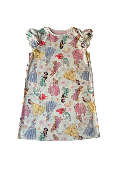 Babies Design Store Princess Girl's Nightdress - Comfortable and Stylish Design