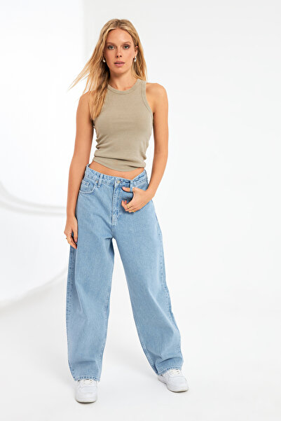 cracpot NEW SEASON Buz Yıkama Skater Jeans