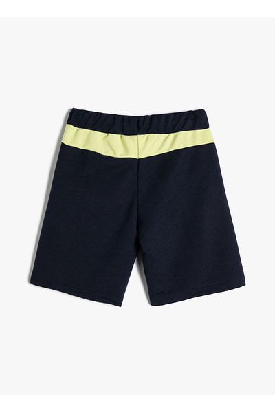 Koton Regular Waist Regular Fit Navy Blue Men's Shorts 4SKB40125TK