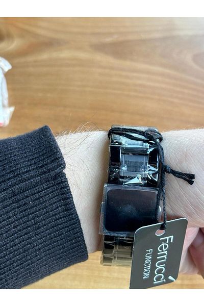 Ferrucci FC14353 Smoked Color Steel Cord 3 Atm Waterproof Men's Wristwatch