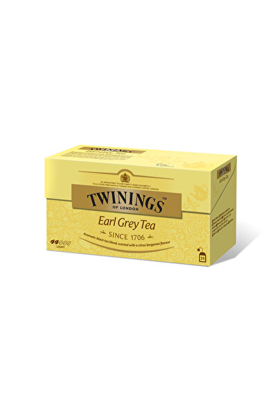 Twinings Earl Grey 25 lik Poşet Çay